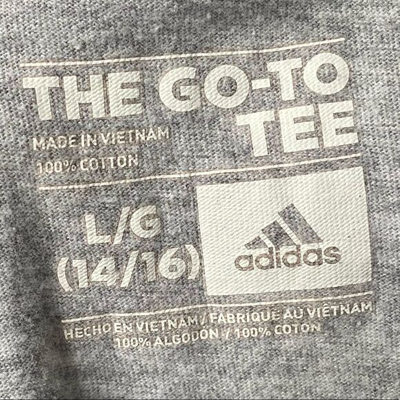 Youth Large Adidas Flag The Go To T-Shirt - Picture 3 of 4
